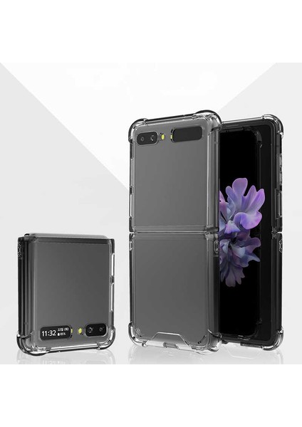 - Galaxy Z Flip 3 Uyumlu Kılıf Kenar Köşe Korumalı Nitro Anti Shock Silikon