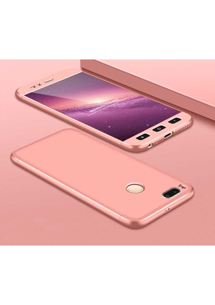 - Xiaomi Mi 5x / Mi A1 Uyumlu Kılıf 3 Parçalı Parmak Izi Yapmayan Sert Ays Kapak