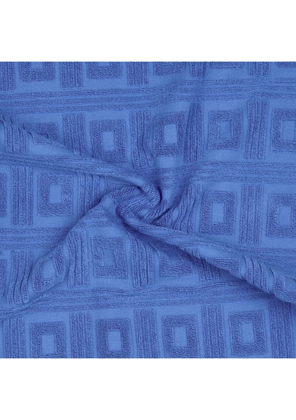 Soft Kybele Yüz Havlusu - Mavi - 50X90 cm