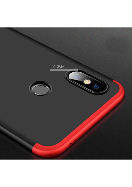 - Xiaomi Mi 6x / Mi A2 Uyumlu Kılıf 3 Parçalı Parmak Izi Yapmayan Sert Ays Kapak