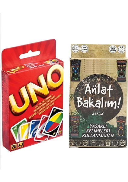 Uno ve Anlat Bakalım 2li Set E-Deniz