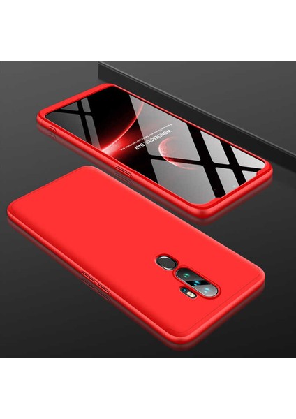 - Oppo A5 2020 - Kılıf 3 Parçalı Parmak Izi Yapmayan Sert Ays Kapak