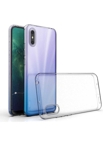 Kilifone - Xiaomi Redmi 9A Uyumlu Kılıf Esnek Soft Slim Fit Süper Silikon Kapak