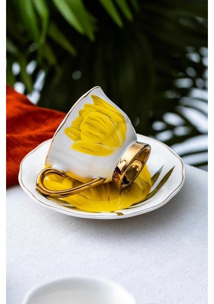 Tiffany 6 Kişilik Kahve Fincanı Takımı KAI-06328 indirimleri