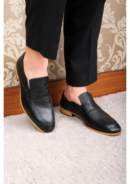 Milazzo Hakiki Deri Erkek Klasik Ayakkabı, Loafer Klasik Ayakkabı