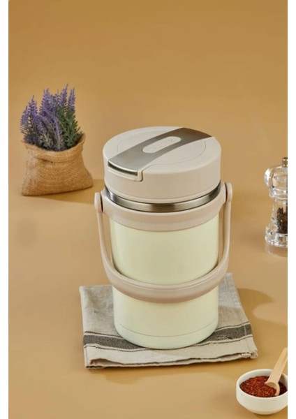2.2 Litre Kaşıklı Lüx Yemek Termosu