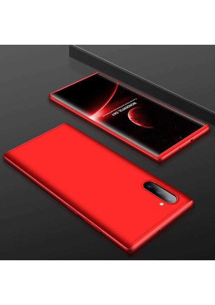 - Galaxy Note 10 - Kılıf 3 Parçalı Parmak Izi Yapmayan Sert Ays Kapak