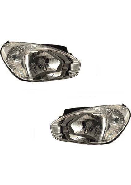 Hyundai Accent Era Beyaz Sağ-Sol Takım Far Lambası 2010-2012