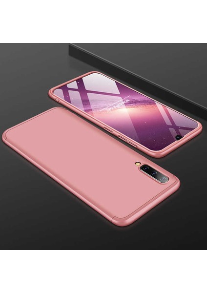 - Galaxy M30 Uyumlu Kılıf 3 Parçalı Parmak Izi Yapmayan Sert Ays Kapak