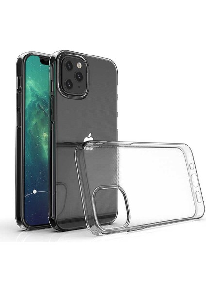 - iPhone 12 Uyumlu Kılıf Esnek Soft Slim Fit Süper Silikon Kapak