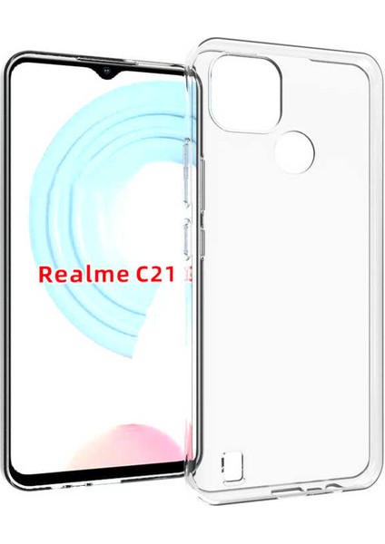 - Realme C25 / C25S Uyumlu Kılıf Esnek Soft Slim Fit Süper Silikon Kapak