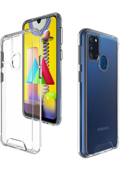 - Galaxy M30S Uyumlu Kılıf Koruyucu Tatlı Sert Gard Silikon