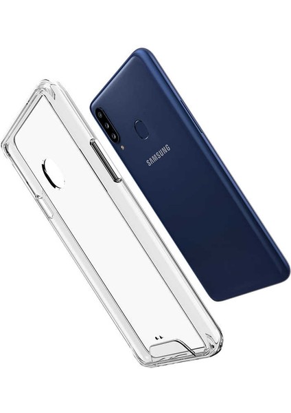 - Galaxy A20S Uyumlu Kılıf Koruyucu Tatlı Sert Gard Silikon