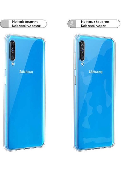 - Galaxy A50 / A50S Uyumlu Kılıf Esnek Soft Slim Fit Süper Silikon Kapak