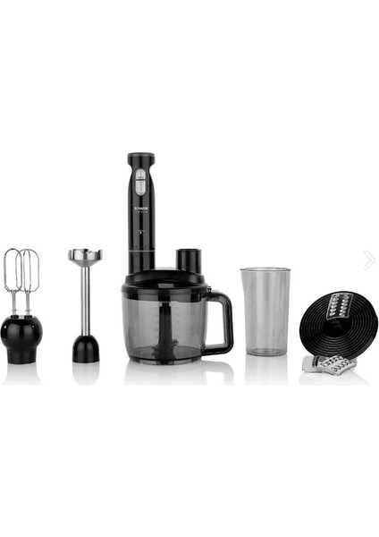 Chef Blend Mega Blender Set-Siyah/Antrasit