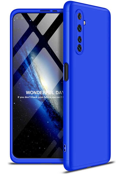 - Realme 6 Pro - Kılıf 3 Parçalı Parmak Izi Yapmayan Sert Ays Kapak