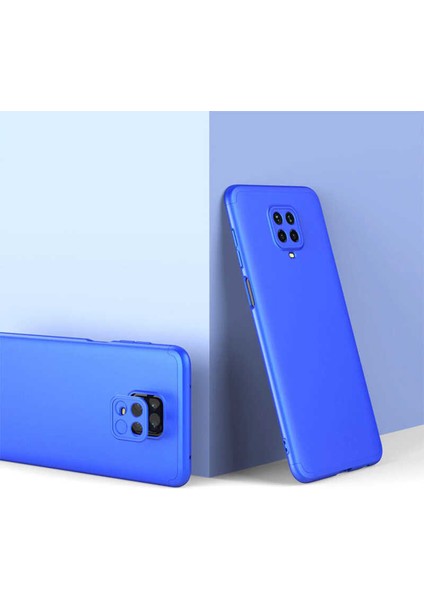 Kilifolsun - Xiaomi Redmi Note 9s Uyumlu Kılıf 3 Parçalı Parmak Izi Yapmayan Sert Ays Kapak