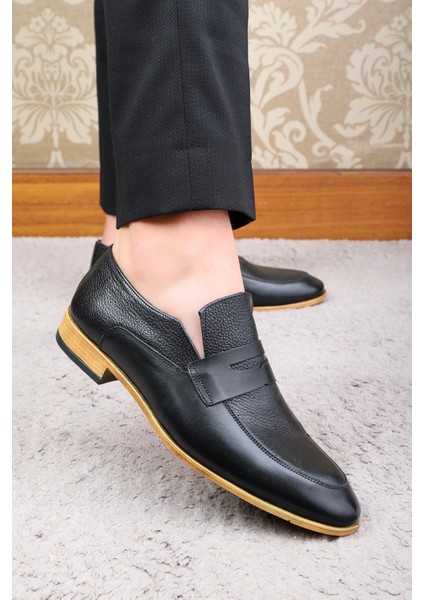 Milazzo Hakiki Deri Erkek Klasik Ayakkabı, Loafer Klasik Ayakkabı