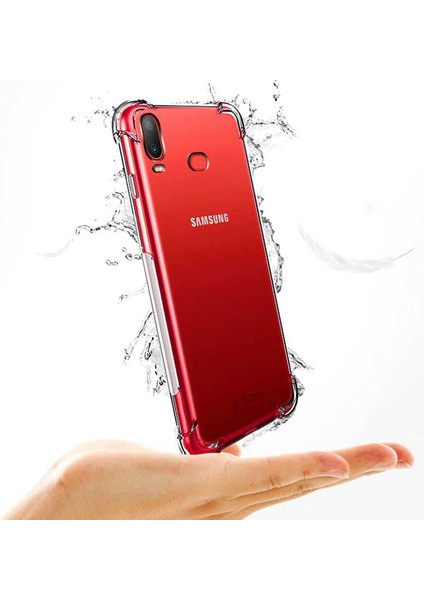 - Galaxy A10S Uyumlu Kılıf Kenar Köşe Korumalı Nitro Anti Shock Silikon