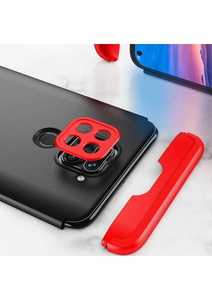 - Xiaomi Redmi Note 9 Uyumlu Kılıf 3 Parçalı Parmak Izi Yapmayan Sert Ays Kapak