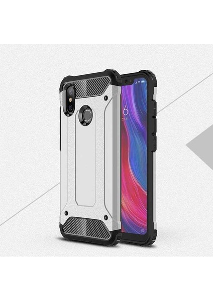 - Xiaomi Mi 6x / Mi A2 Uyumlu Kılıf Çift Katman Zırh Tank Crash Military Kapak