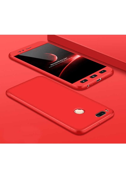 - Xiaomi Mi 5x / Mi A1 Uyumlu Kılıf 3 Parçalı Parmak Izi Yapmayan Sert Ays Kapak