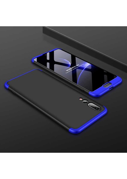 - Huawei P20 Pro - Kılıf 3 Parçalı Parmak Izi Yapmayan Sert Ays Kapak