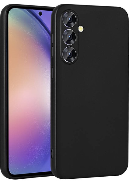 - Galaxy A55 Uyumlu Kılıf Mat Renkli Esnek Premier Silikon Kapak