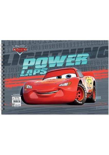 15 Yaprak 17X25 Spiralli Cars Resim Defteri
