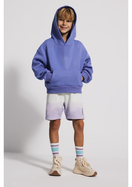 (Kids) Kapüşonlu Oversize Fit Unisex Sweatshirt