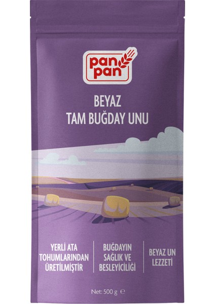 Beyaz Tam Buğday +Bol Lifli +Yüksek Proteinli Çok Amaçlı Un