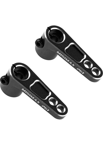 2 Adet Metal 25 T Servo Korna Servo Kolu ile Uyumlu Futaba Savox Servo Için 1/8 1/10 Rc Off-Road Drift Araba, 2 (Yurt Dışından)