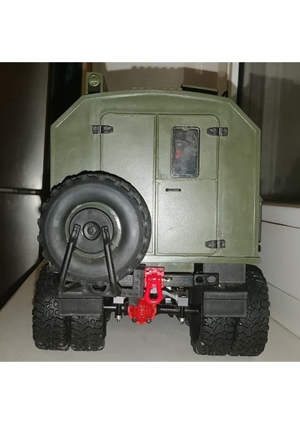 B16 B36 Q60 Q63 Q64 6WD 6x6 Rc Kamyon Için Kauçuk Lastik Lastikli Çift Tekerlekli Metal Jant, Gümüş (Yurt Dışından)