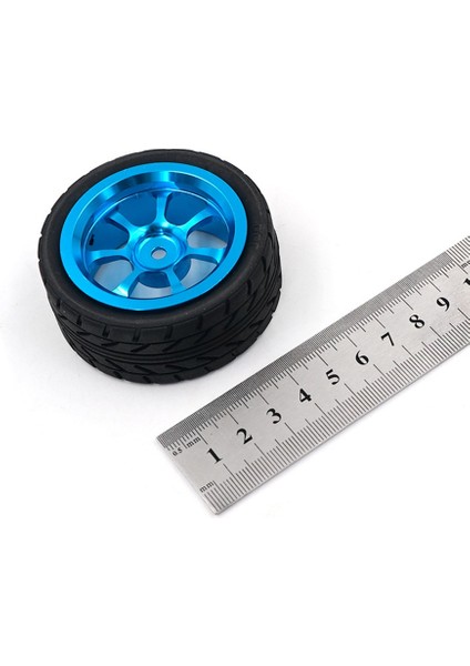 65MM Metal Jant + Yüksek Kavrama Kauçuk Lastikler Lastikler 144001 A959 A959-B 124019 124018 Rc Araba Parçaları, Mor (Yurt Dışından)