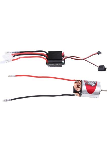 540 Fırçalı Motor 40T ve 320A Esc Fırçalı Motor Hız Kontrol Cihazı, 1/10 Rc Off-Road Yarış Araba Kamyonu Için 2A Bec ile (Yurt Dışından) fiyatları