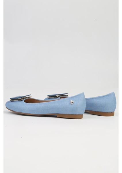Pierre Cardin® | PC-53104- 3592 Kot Mavi-Kadın Babet Günlük Ayakkabı
