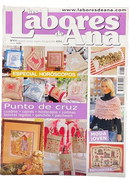 Labores De Ana (Ispanyolca) Nakış Elişi Hobi Dergisi Sayı 171