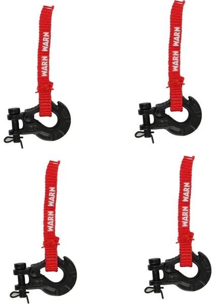 4x Rc Metal Römork Kancası Vinç Kancası Vinç Çekme Etiketi Dekorasyon Için 1/10 Rc Paletli Araba Eksenel SCX10 Trx4 (Yurt Dışından)
