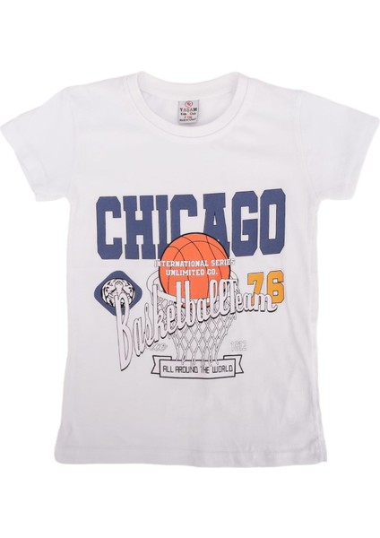 Chicago Baskılı T-Shirt