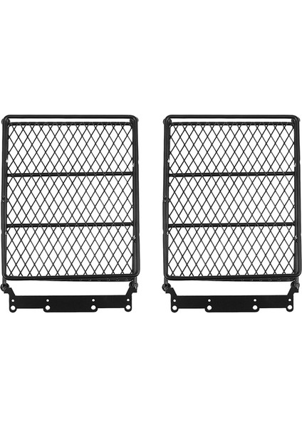 LED Işıklar Bar ile 1/10 Rc Araba Metal Portbagaj Bagaj Taşıyıcı (Yurt Dışından)