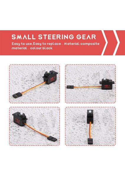 SCX24 As-1 Mini Servo AXI31619 1/24 Rc Paletli Eksenel SCX24 AXI90081 AXI00002 AXI00001 AXI00005 Yükseltme Parçaları (Yurt Dışından)