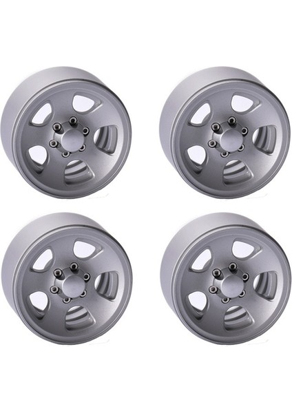 4 Adet Rc Paletli 1:10 Alaşım Jant 1.9 Inç Beadlock Klasik Metal Jant 1/10 -4 Eksenel SCX10 CC01 D90 D110 (Yurt Dışından)