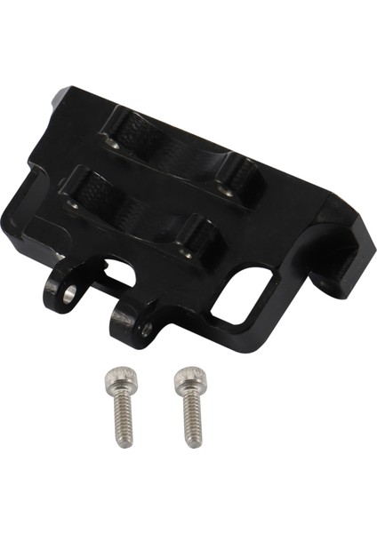 Metal Servo Montaj Braketi Tabanı Eksenel SCX24 90081 AXI00001 1/24 Rc Paletli Araba Yükseltme Parçaları Aksesuarları, Siyah (Yurt Dışından)