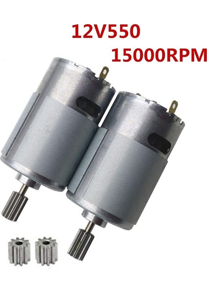 Evrensel 550 15000RPM Elektrik Motoru RS550 12V Motor Aksesuarları Çocuklar Için Elektrikli Oyuncak Arabalar Yedek Parçalar (Yurt Dışından) modelleri