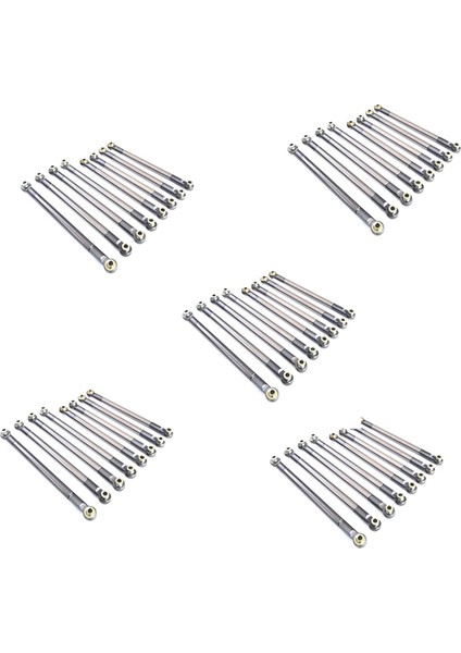 MN86S MN86 MN86KS MN86K Mn G500 Yükseltme Parçaları 40 Adet Metal Çekme Çubuğu Bağlantı Çubuğu Bağlantısı 1/12 Rc Araba Aksesuarları, Titanyum (Yurt Dışından)