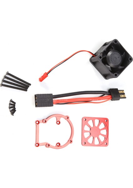 1/8 Kızak Rc Araba Için Metal Soğutma Fanı Motor Isı Emici, Kırmızı (Yurt Dışından) fiyatları