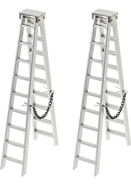2x 1/10 Ölçekli Aksesuarları Mini Katlanır Merdiven 1:10 Rc Paletli Araba Trx4 Eksenel SCX10 AXI03007, 150MM (Yurt Dışından)
