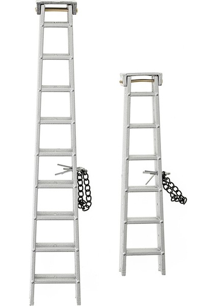 2x 1/10 Ölçekli Aksesuarları Mini Katlanır Merdiven 1:10 Rc Paletli Araba Trx4 Eksenel SCX10 AXI03007, 150MM (Yurt Dışından)
