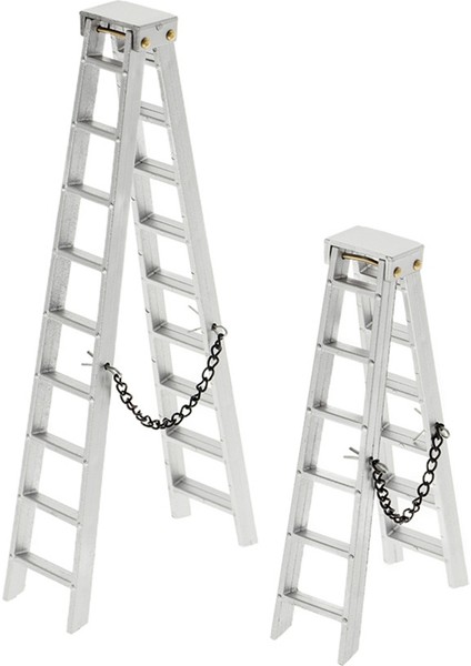 2x 1/10 Ölçekli Aksesuarları Mini Katlanır Merdiven 1:10 Rc Paletli Araba Trx4 Eksenel SCX10 AXI03007, 150MM (Yurt Dışından)