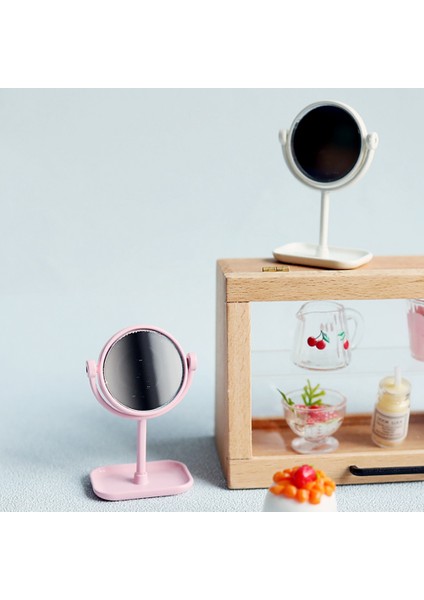 1/6 Boy Aynası Mini Bebek Minyatür Yatak Odası Modeli Mobilya Dekor Aksesuarları, Beyaz (Yurt Dışından) indirimleri
